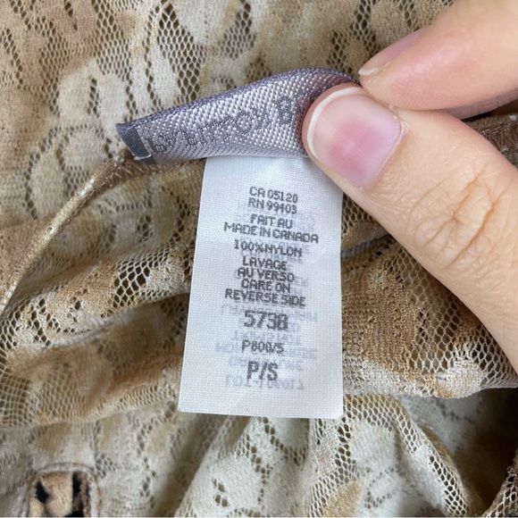 Papillon Blanc Brown Black Leopard Animal Print Ruffle Long Sleeve Blouse Top - Picture 6 of 6